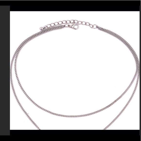 4/$15❤️ Boho Silver Stone Layered Nec… - Picture 4 of 4